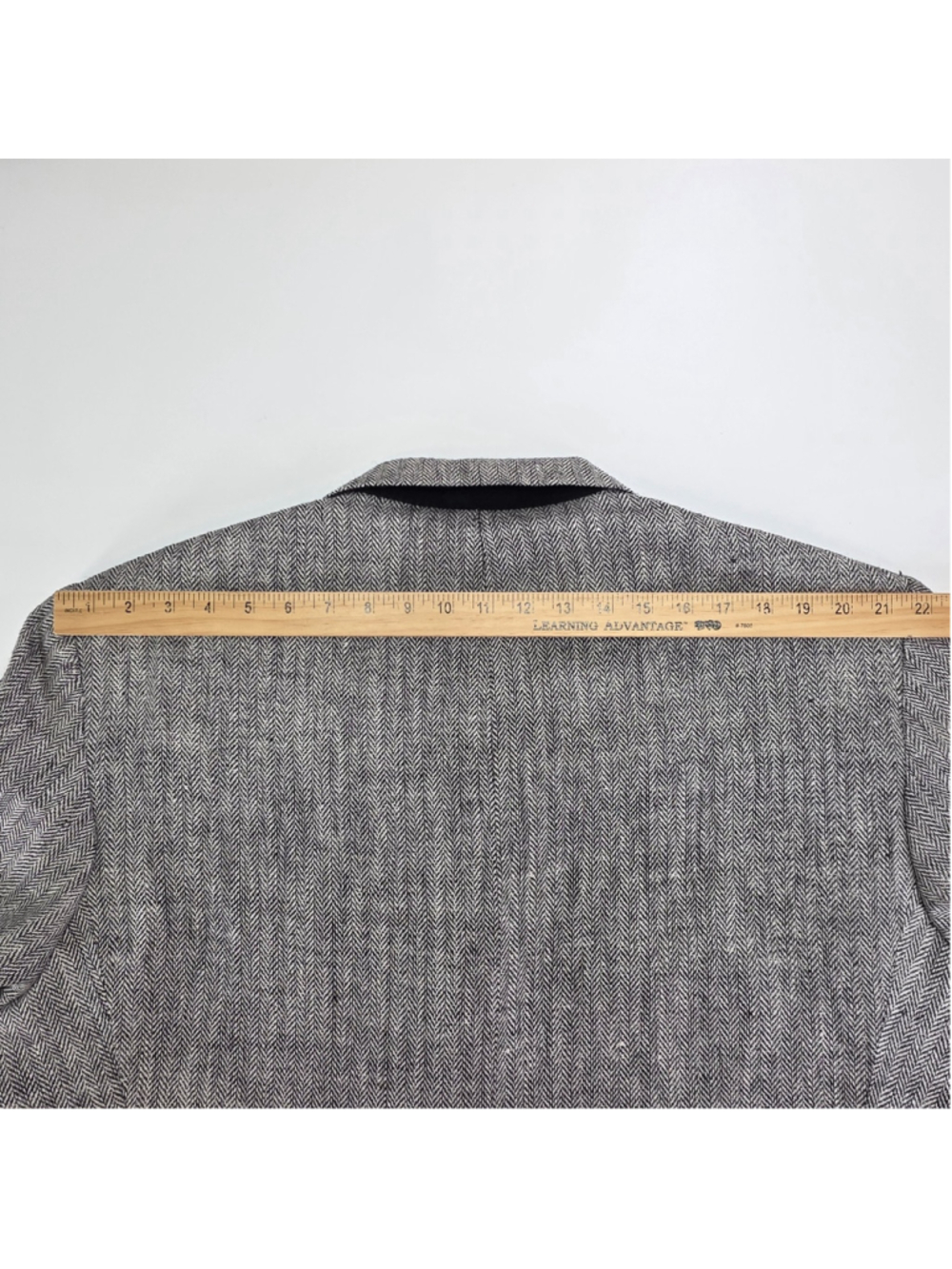 Classic Clothiers 48R 100% Silk Herringbone Sport Coat Gray Made USA NWT - Picture 13 of 15